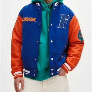 Florida Gators Letterman Royal Blue/Orange Jacket