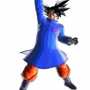 Dragon Ball Super Broly Goku Sab Blue Leather Jacket