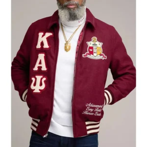 Kappa Alpha PSI Varsity Maroon Wool Jacket