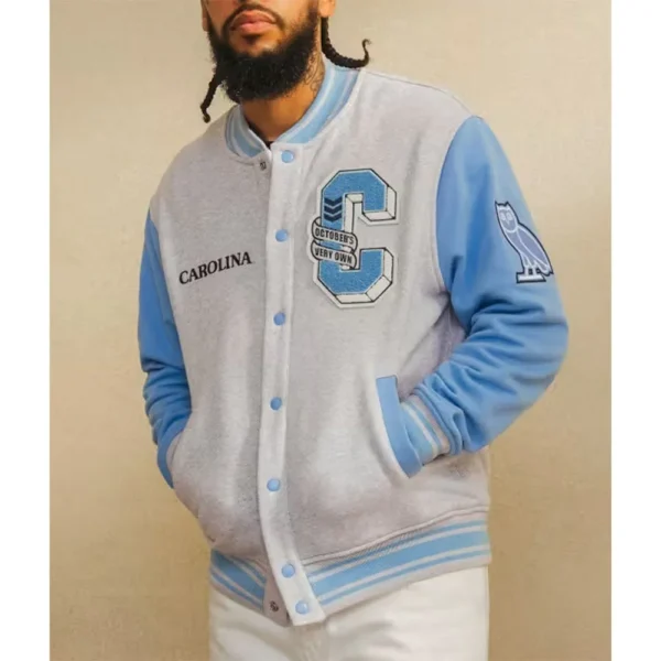 NCAA North Carolina Tar Heels OVO Varsity Jacket