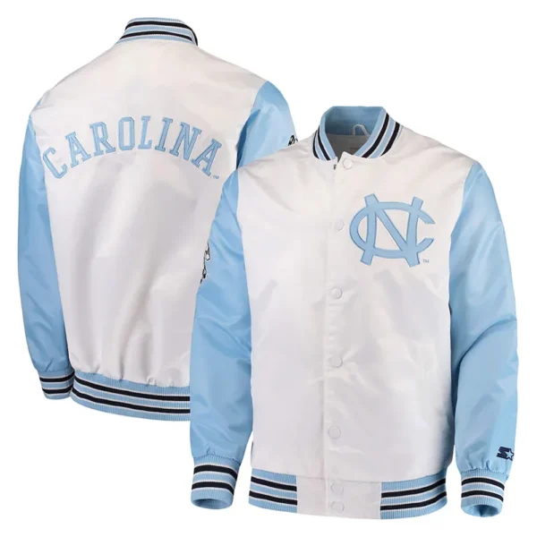 North Carolina Tar Heels The Rookie Satin Jacket