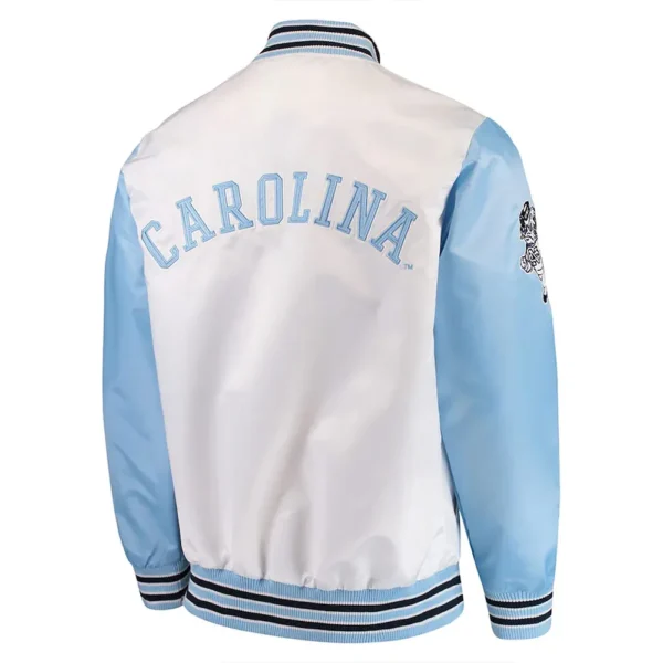 North Carolina Tar Heels The Rookie Satin Jacket - Image 2