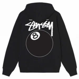 8 Ball Zip Black Hoodie