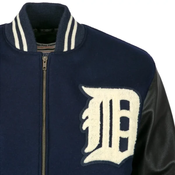 Detroit Tigers 1955 Authentic Wool & Leather Varsity Jacket