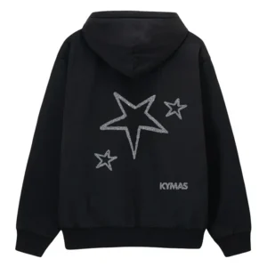 SAINT TROPEZ Black Kymas Hoodie