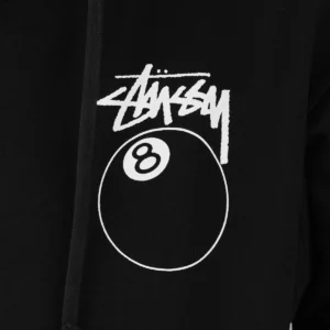 Stussy 8 Ball Unisex Black Hoodie