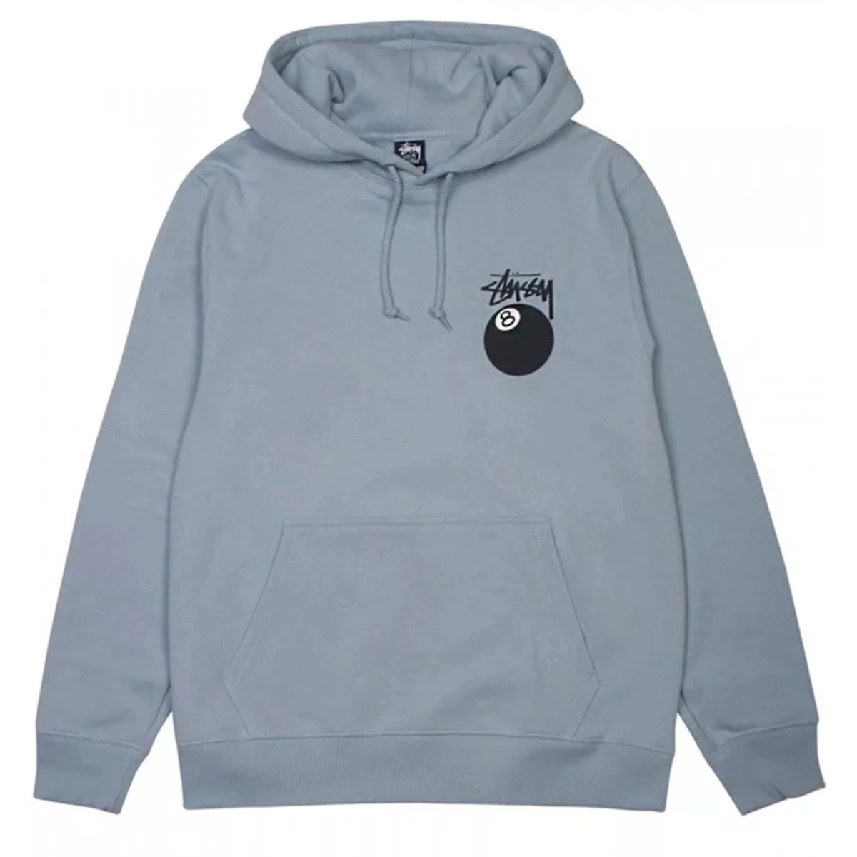 Stussy 8 Ball Unisex Hoodie Grey