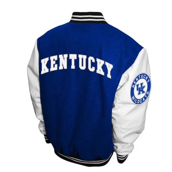 Kentucky Wildcats Graduate Royal and White Varsity Jacket