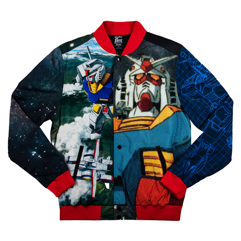 RX-78-2 Big Print Bomber Jacket