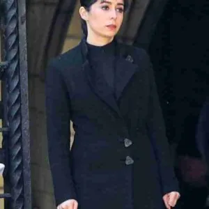 The Penguin 2024 Cristin Milioti Black Coat