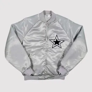 80’s Dallas Cowboys Silver Bomber Jacket