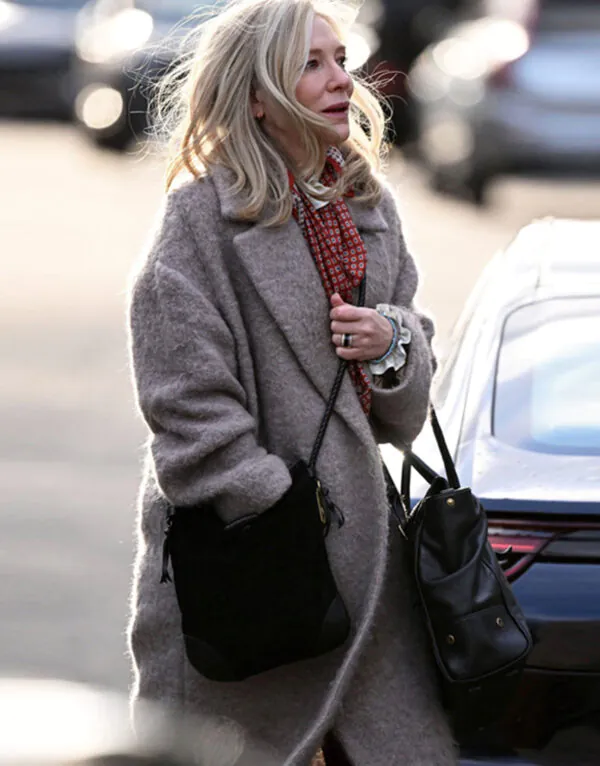 Disclaimer 2024 Cate Blanchett Grey Coat