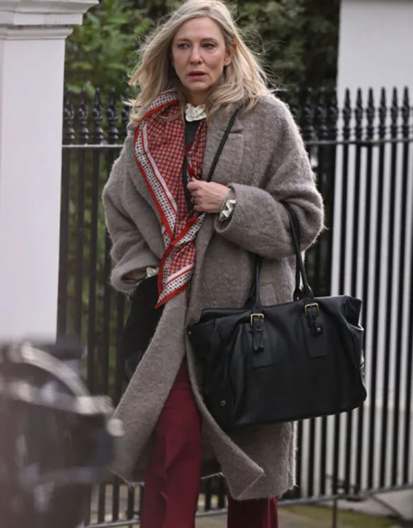 Disclaimer 2024 Cate Blanchett Grey Coat