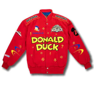 Donald Duck Red Bomber Jacket