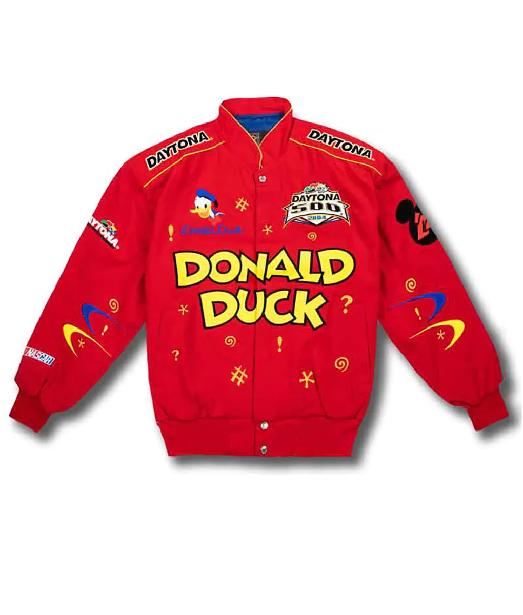 Donald Duck Red Bomber Jacket