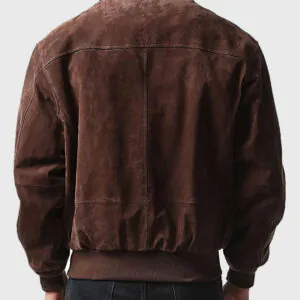 Flight Suede Brown A-2 Bomber Aviator Leather Jacket