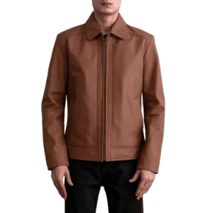 Inferno Matte Brown Leather Jacket