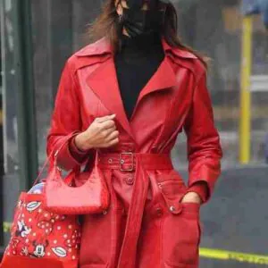 Irina Shayk Minnie Mouse Trench Coat