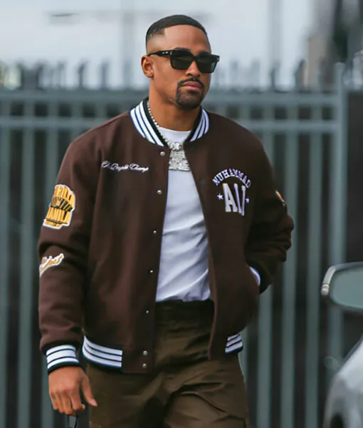 Jalen Hurts Brown Varsity Jacket