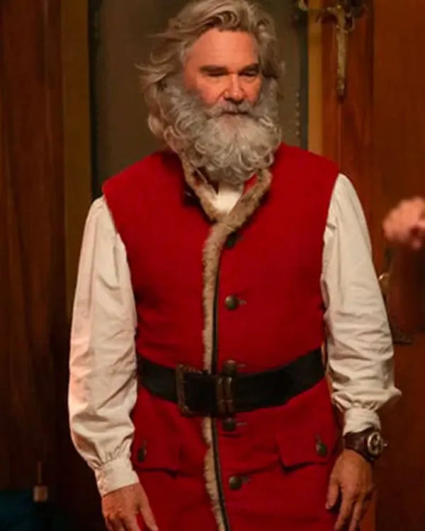 The Christmas Chronicles Kurt Russell Trench Santa Claus Vest