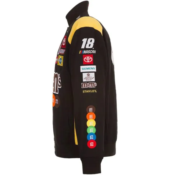 Kyle Busch M&Ms Full-Snap Twill Jacket