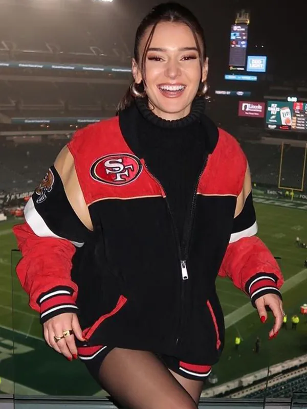 49ers Kristin Juszczyk Suede Jacket - Image 2