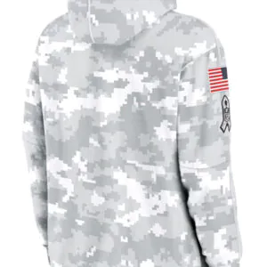 Detroit Lions Salute To Service Camo 2024 Hoodie