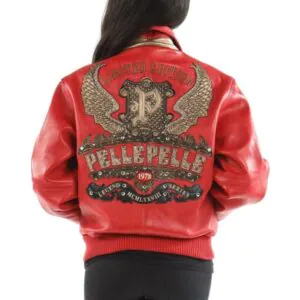 Pelle Pelle Ladies Limited Edition Red Leather Jacket