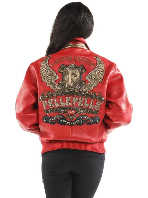 Pelle Pelle Ladies Limited Edition Red Leather Jacket