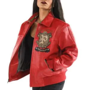 Pelle Pelle Ladies Limited Edition Red Leather Jacket