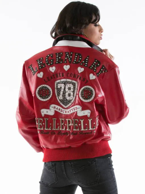 Pelle Pelle Women’s Encrusted Varsity Jacket - Image 3