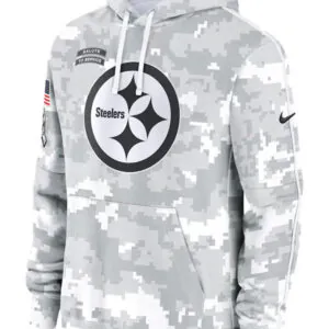 Pittsburgh Steelers Salute To Service Camo 2024 Hoodie