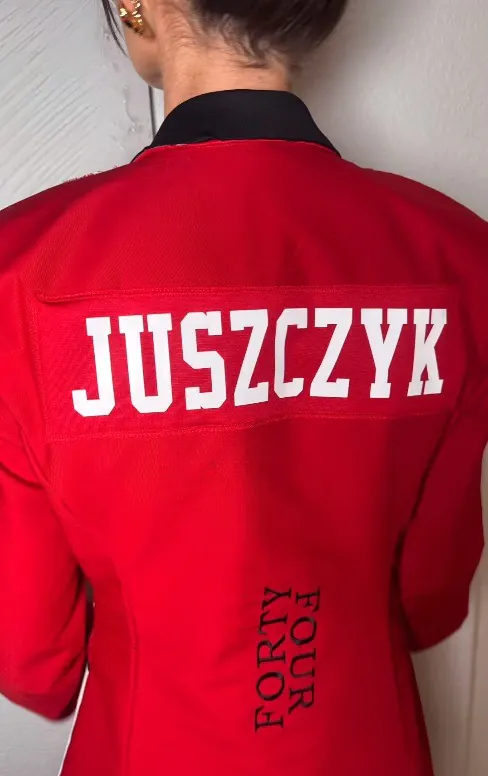 Kristin Juszczyk 49ers Blazer