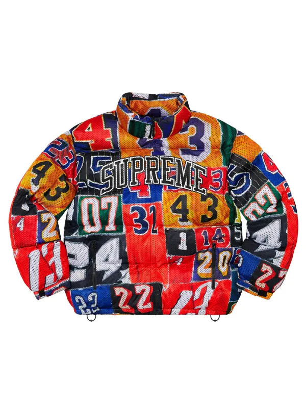 Supreme Mesh Jersey Puffer Jacket