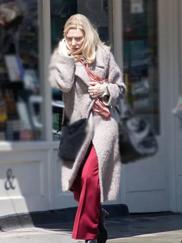 Disclaimer 2024 Cate Blanchett Grey Coat