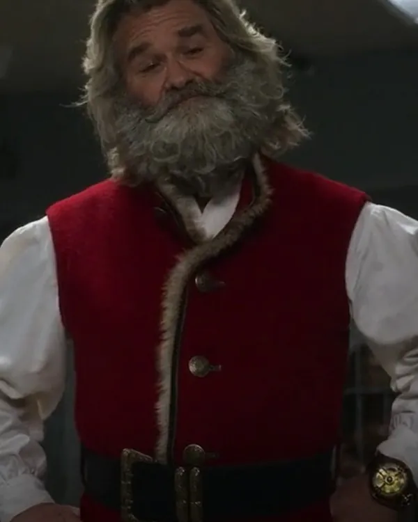 The Christmas Chronicles Kurt Russell Trench Santa Claus Vest