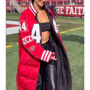 San Francisco 49ers Kristin Juszczyk Coat