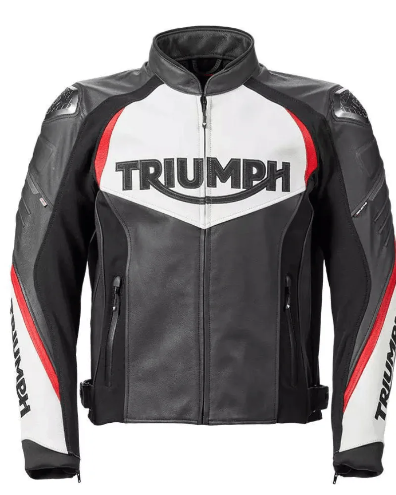 Triumph Motorcycles Triple Sport Leather Jacket