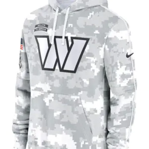 Washington Commanders Salute To Service Camo 2024 Hoodie