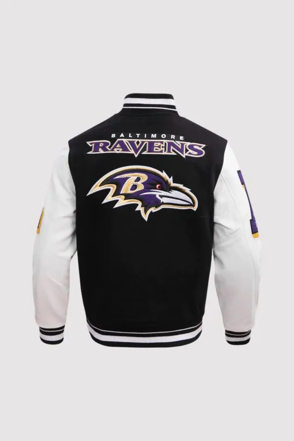 Baltimore Ravens Mashup Varsity Jacket - Image 3