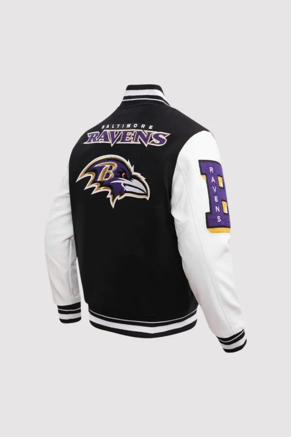 Baltimore Ravens Mashup Varsity Jacket - Image 2