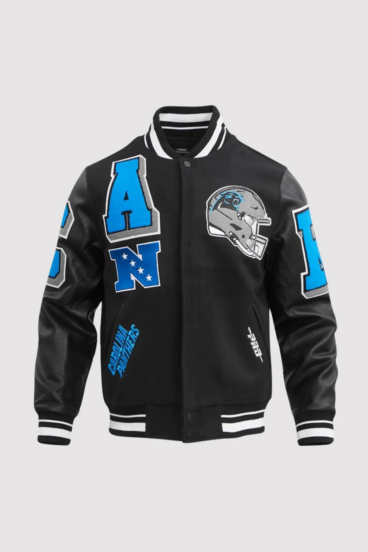 Carolina Panthers Mashup Varsity Jacket