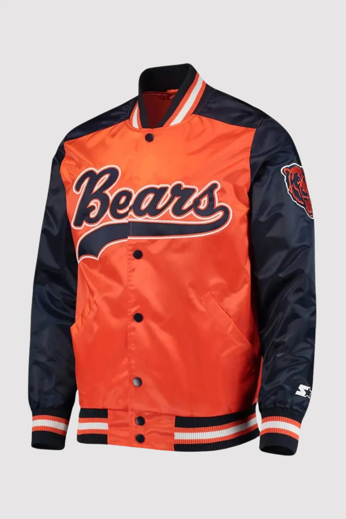 Chicago Bears The Tradition II Team Full-Snap Varsity Jacket