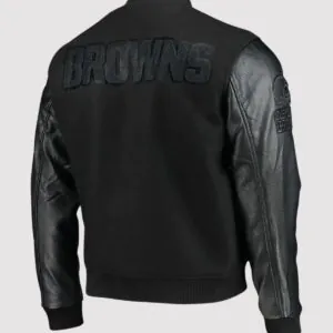 Cleveland Browns Black Varsity Jacket