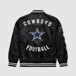 Dallas Cowboys Dune Royal Black Varsity Jacket