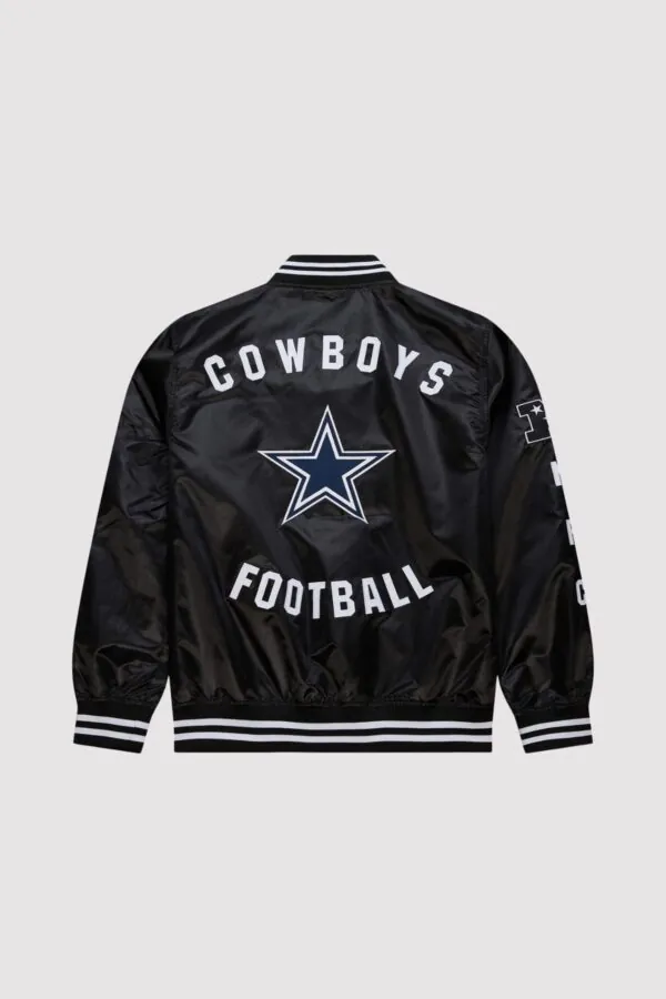 Dallas Cowboys Dune Royal Black Varsity Jacket