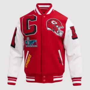 Kansas City Chiefs Pro Standard Red/White Mashup Varsity Jacket