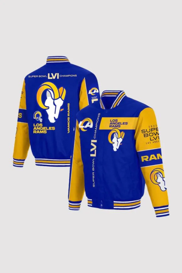 Los Angeles Rams Super Bowl Champions Varsity Jacket