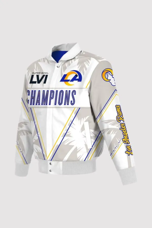 Los Angeles Rams Super Bowl LVI Champions Full-Snap Varsity Jacket