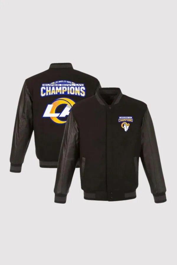 Los Angeles Rams Super Bowl LVI Champions Wool Varsity Jacket